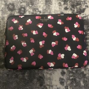 Kate Spade Multicolor Heart Pattern Laptop Sleeve